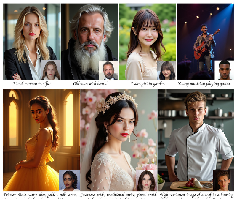 InfiniteYou: High-Fidelity Identity-Preserving Image Generation with Flexible Prompt Control